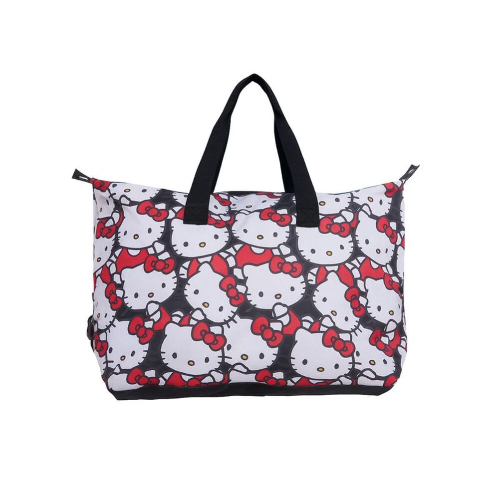 New Hello Kitty Duffel Bag Travel Weekender Carry-On Large All-Over Print